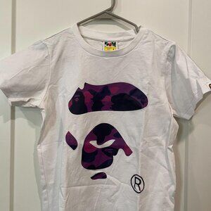 A Bathing Ape Purple Camo Size Small T-Shirt